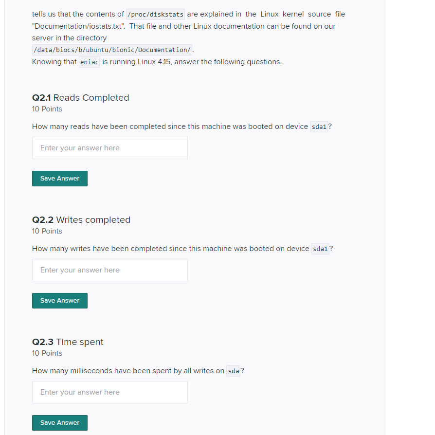 Linux records all types of data to improve the system performance. The