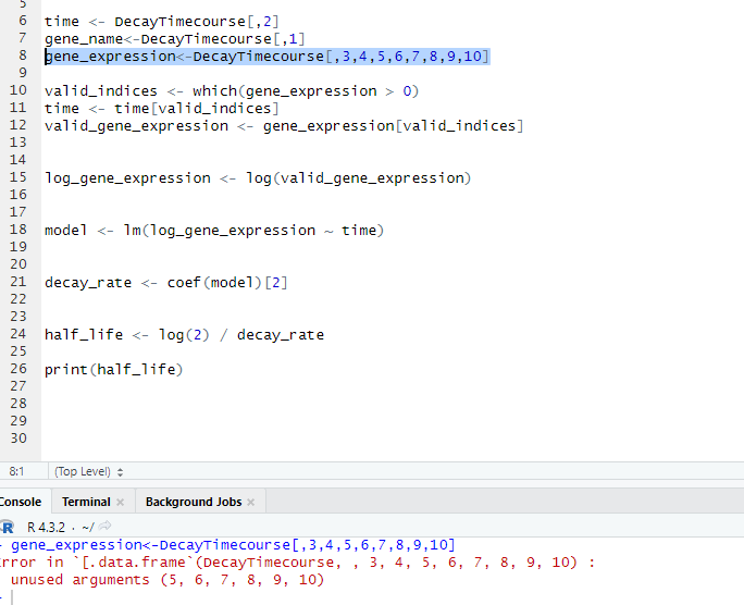  How would I fix this error using R studio? 