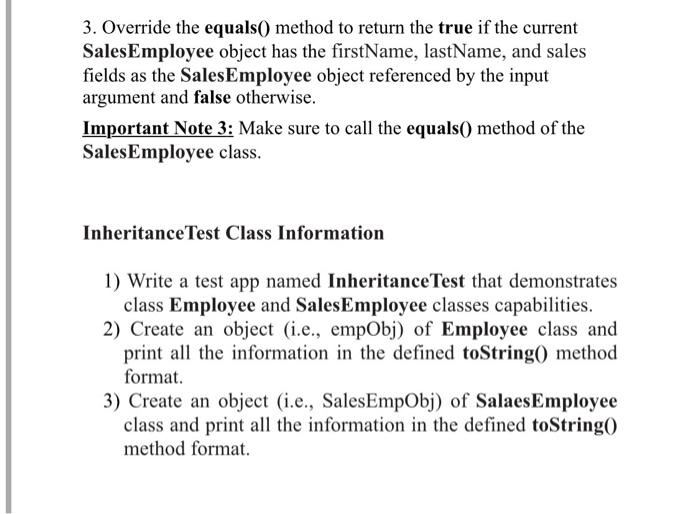 that should include four pieces of information as instance variables - a