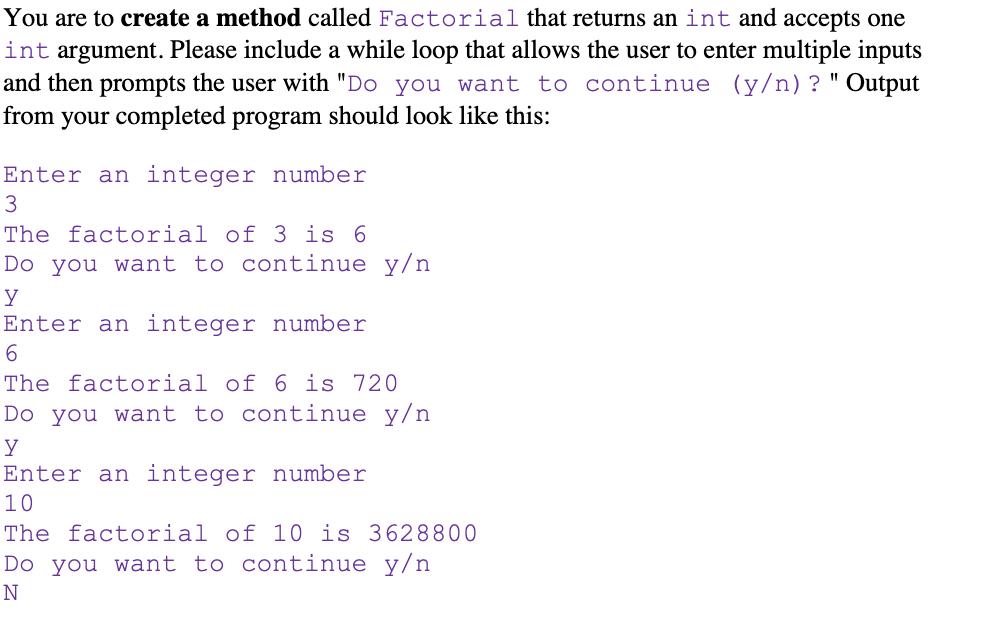 How would I write this code in Java? You are to create