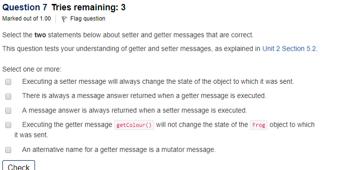 more: In object-oriented programming, each object has a set of messages. It