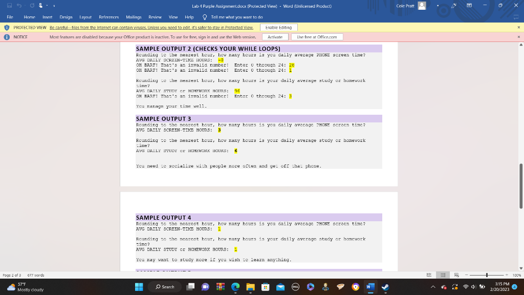 average daily study (or homework) time they spend in hours. - Validate