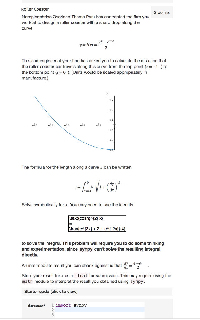 PYTHON 3 Roller Coaster 2 points Norepinephrine Overload Theme Park has contracted