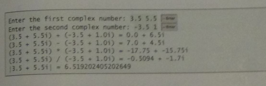 as the real part and imaginary part of the complex number, respectively.