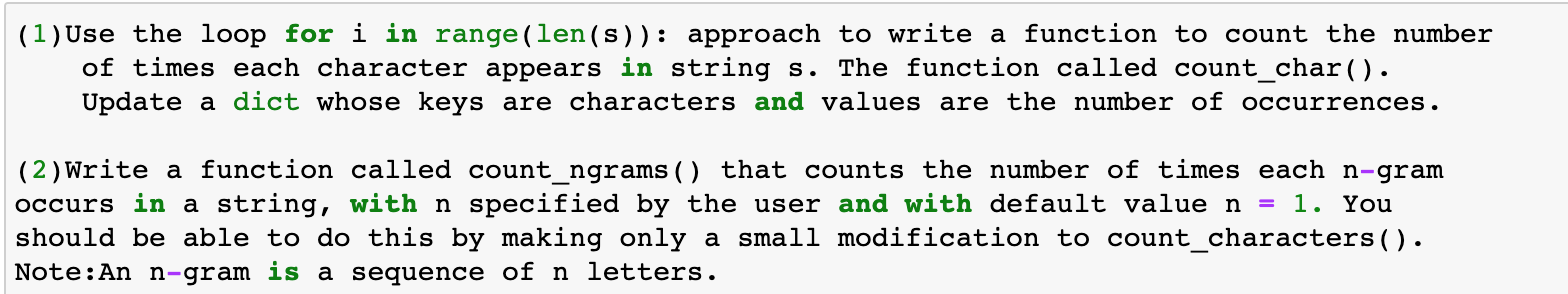 Please write this code in python: (1) s = AbcBa, Abc,CaBA,DeAaD. (1)