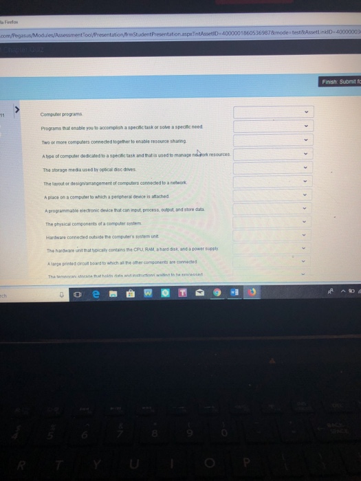  Finish: Submit fo Computer programs Programs that enable you to accomplish