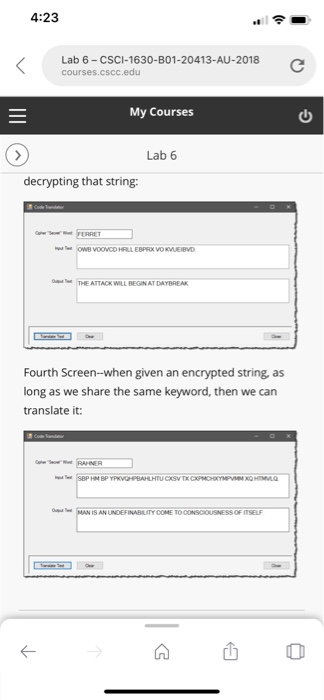 Lab 7B link in which you will attach your coding project. Please