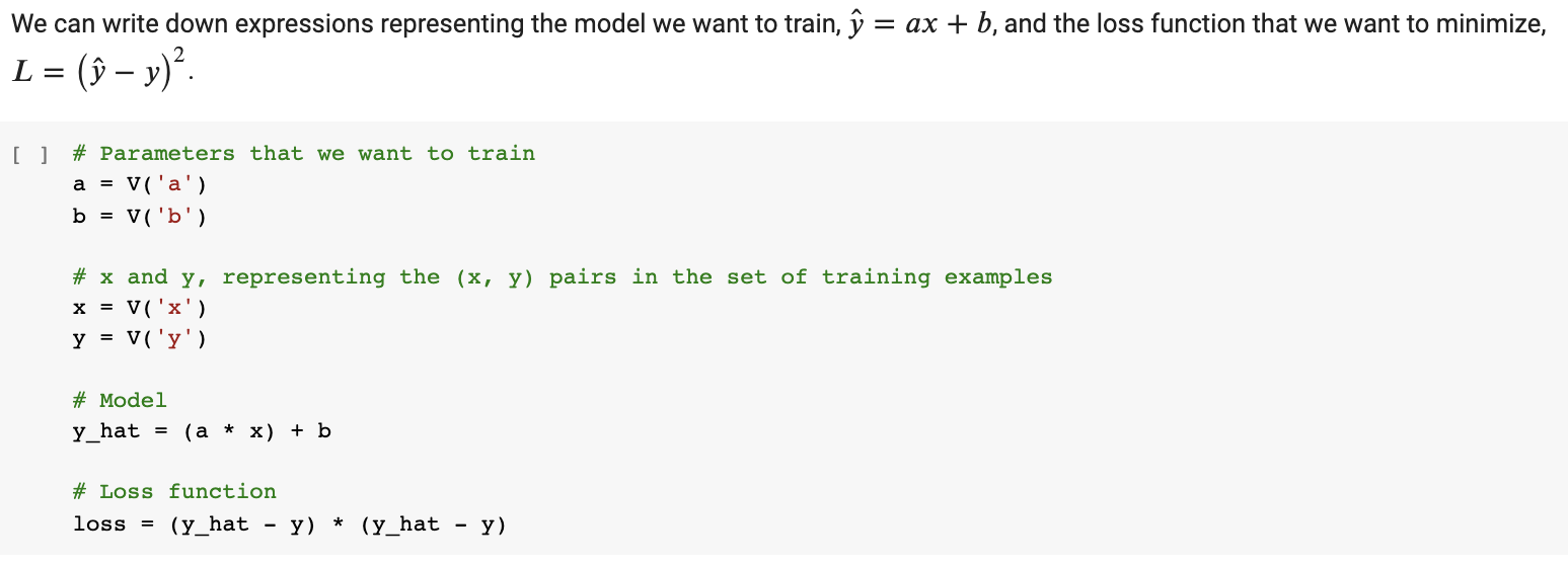 = {param:0 for param in params} for iteration_idx in range(num_iterations): gradient =