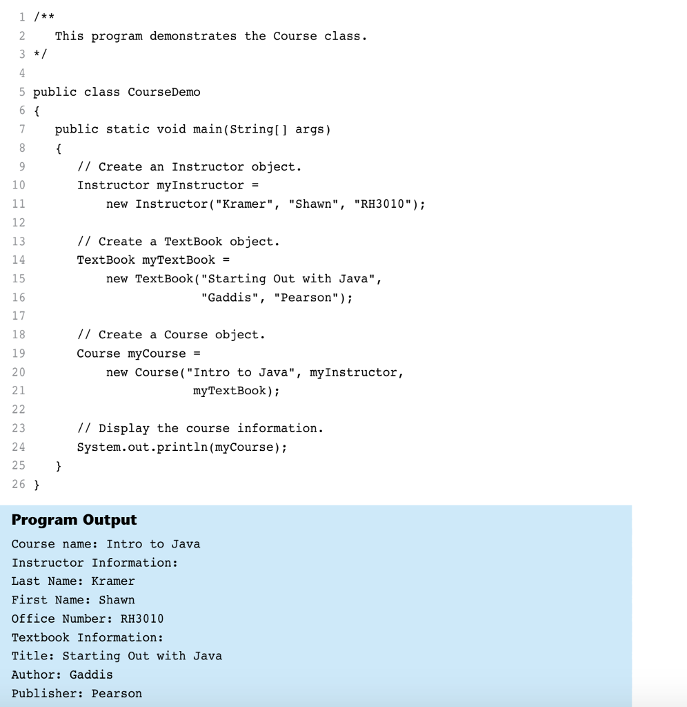 life, objects are frequently made of other objects. A house, for example,