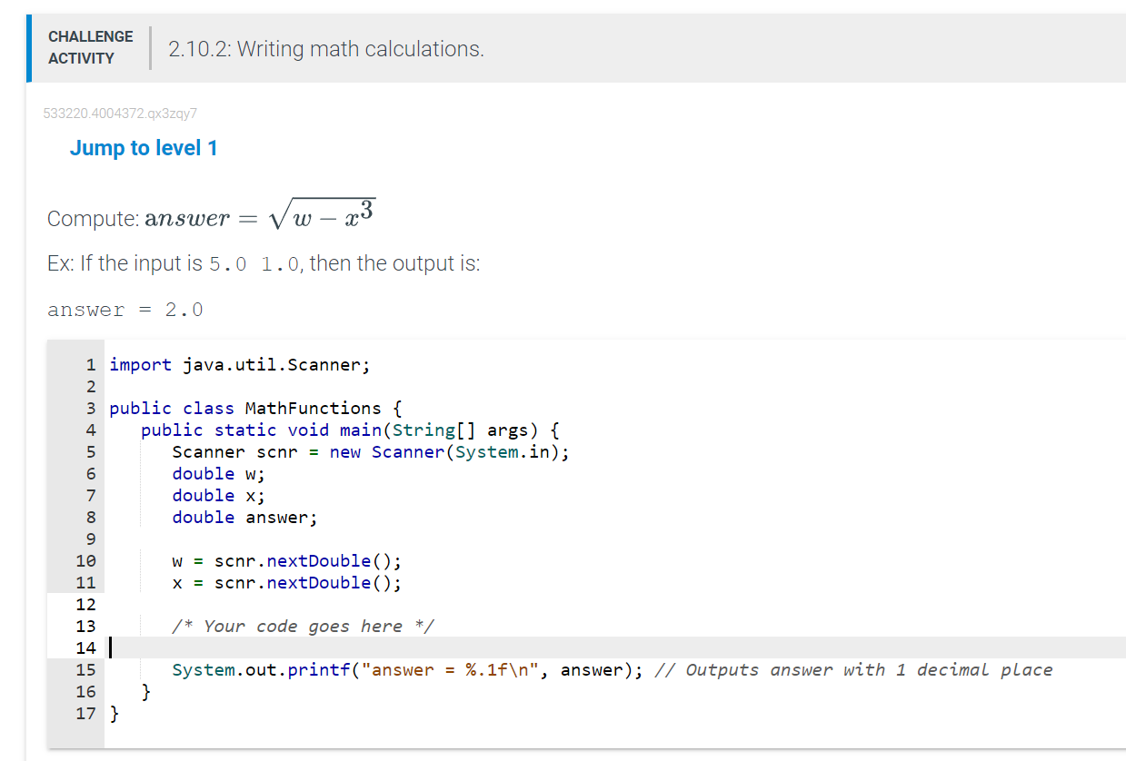  Please write the java code for the below assignment:Jump to level