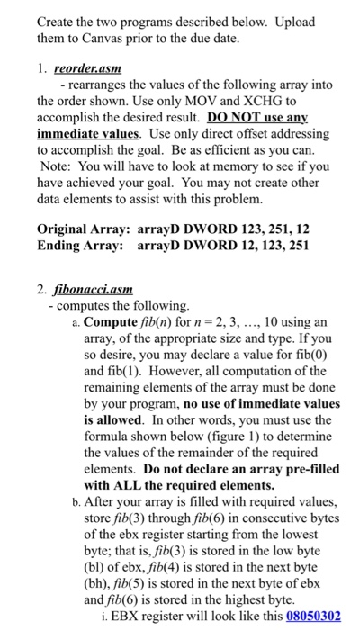  Please help me :) This must be done in Assembly Language.