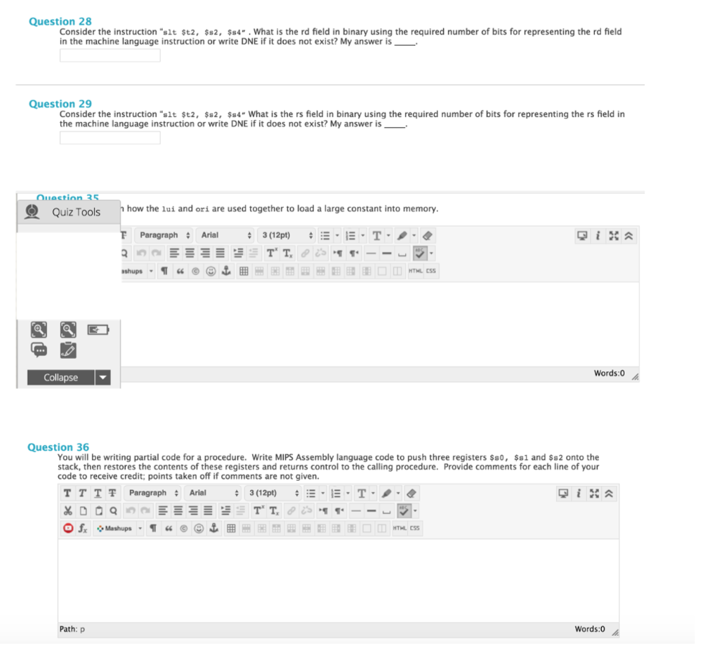 COMPUTER ARCHITECTURE You only need to give an answer, please complete all
