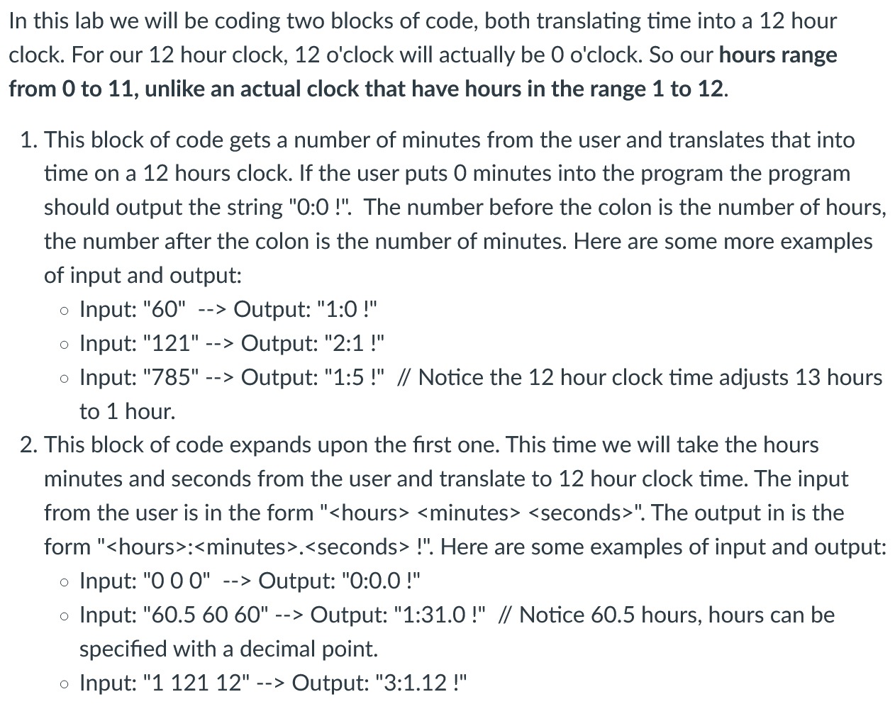 I really need the final two outputs to work please. In this