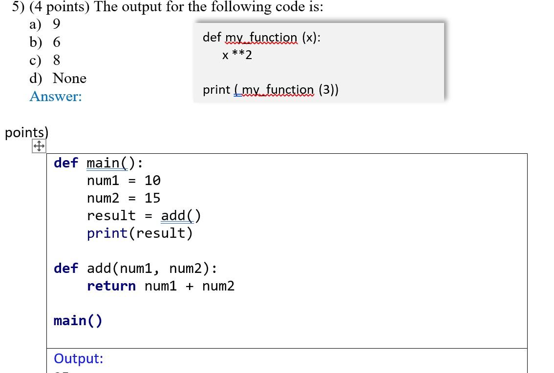  A function with multiple parameters specifies them in a(n) ________ a)