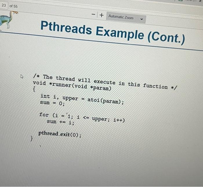 [5 pts] Write a multithreaded program that calculates various statistical information for