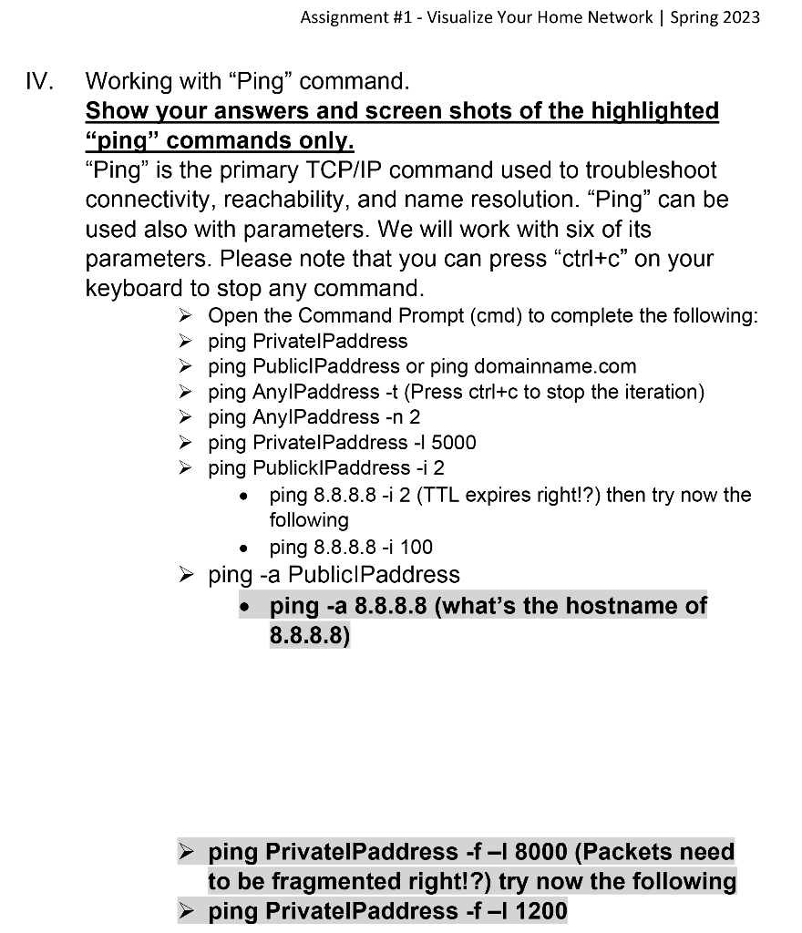 ask 2 - Visualize your home network this section you will be