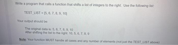 please post with commemts python Write a program that calls a function
