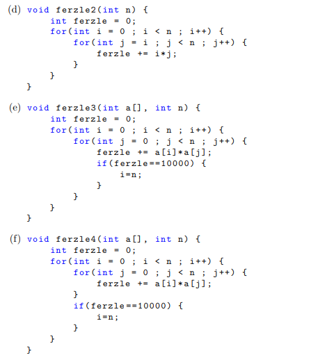Find the Time Complexity of the algorithm Please show the step by