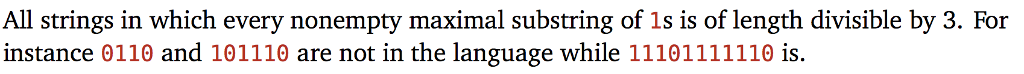  Please find the regular expression All strings in which every nonempty