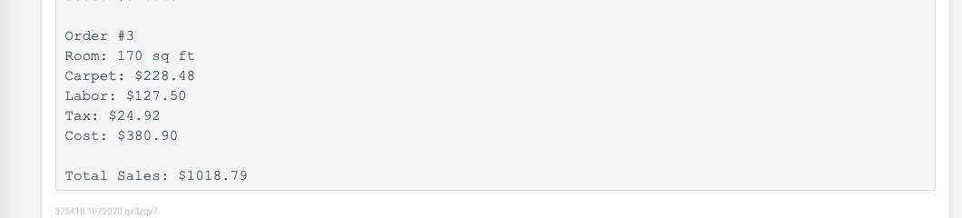 for grading before starting the next step. Only a portion of tests