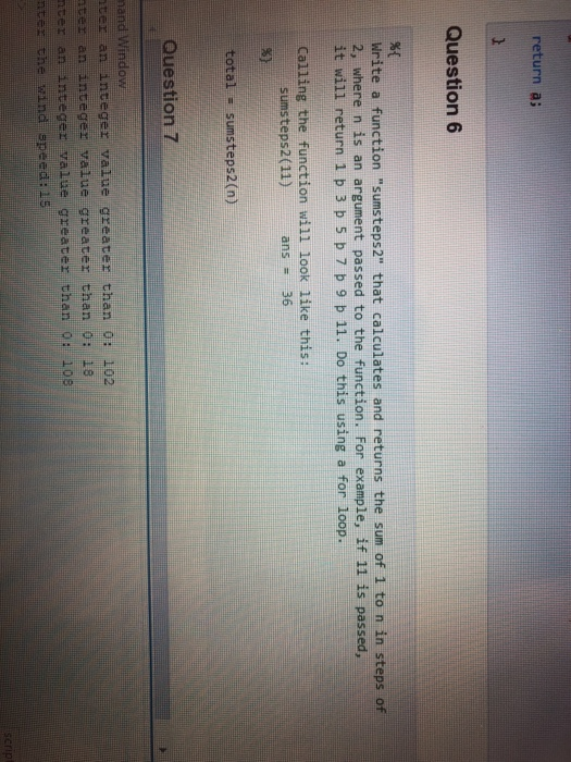  The answer has to be in mlx format return a; Question