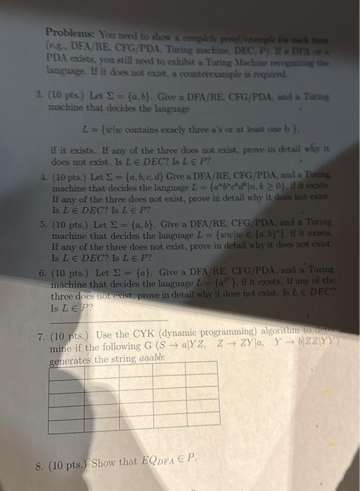  langrage. If it does not exist, a combterexample is rrquirul 3.