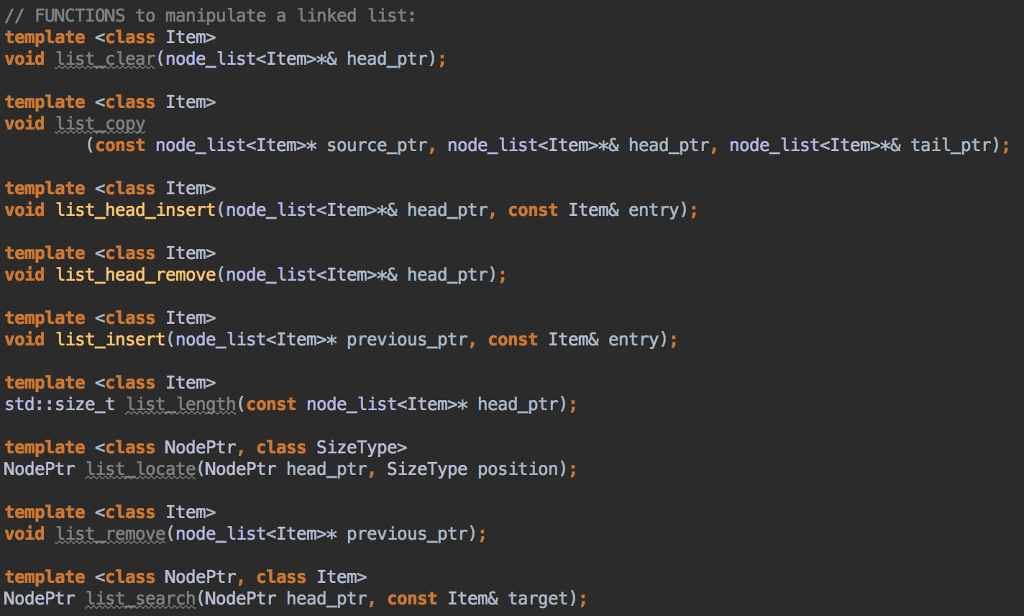 hash table template implementation file. for online version of the code use: