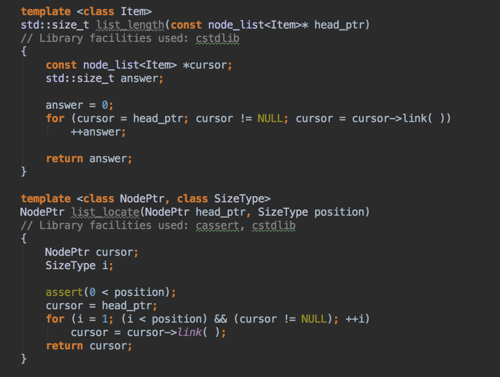 /CONSTANT MEMBER FUNCTIONS void find(int key, bool& found, RecordType& result) const; bool