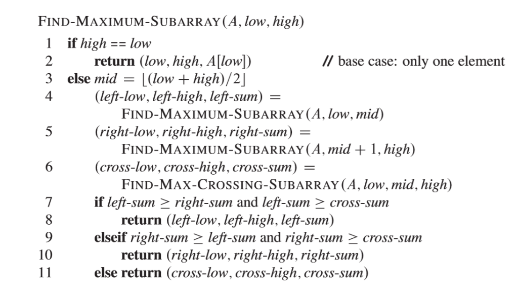 (In C++ code for Finding Maximum-Subarray) In this lab assignment, your job