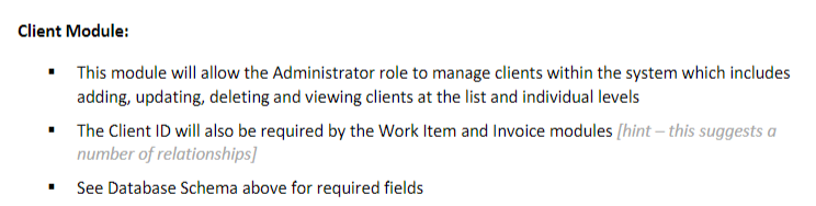  I need Two (2) Use Case Diagrams for this client and