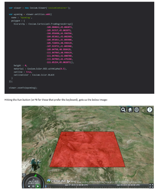  Create a JavaScript code that can access Cesium - a virtual