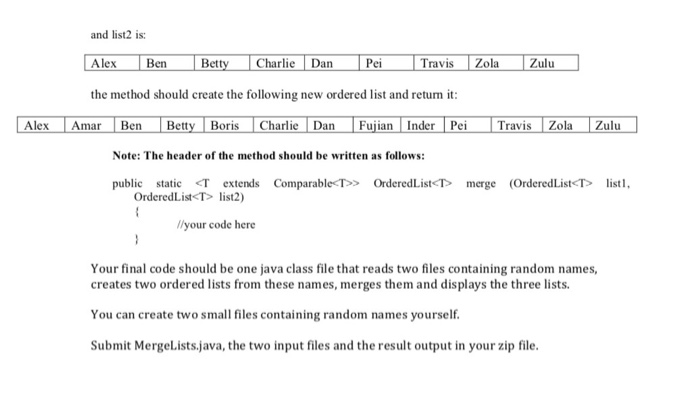 was discussed in he lectures Step 1: Write a program that reads