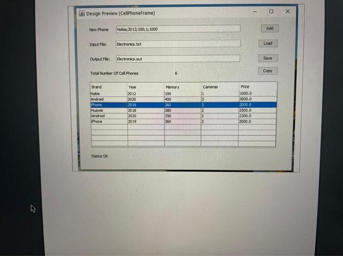 a static member to the class Cellphone called noOfCellphones (int). Add a