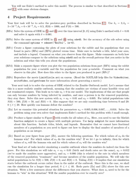 up helpful answers! 1 Introduction and Models An ordinary differential equation (ODE)