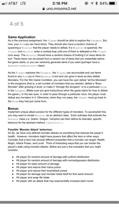 that a player could explore. Now it's time to complete this game