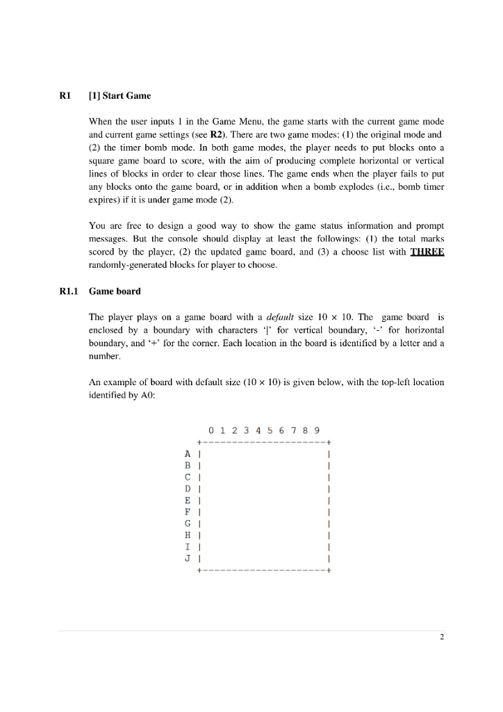 Game that runs in the command line environment. Player scores by putting