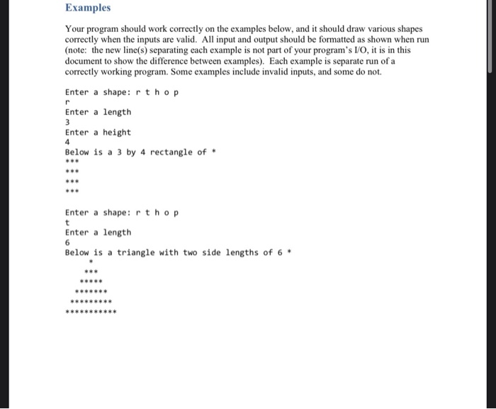 to include comments for the section of source code that draws a