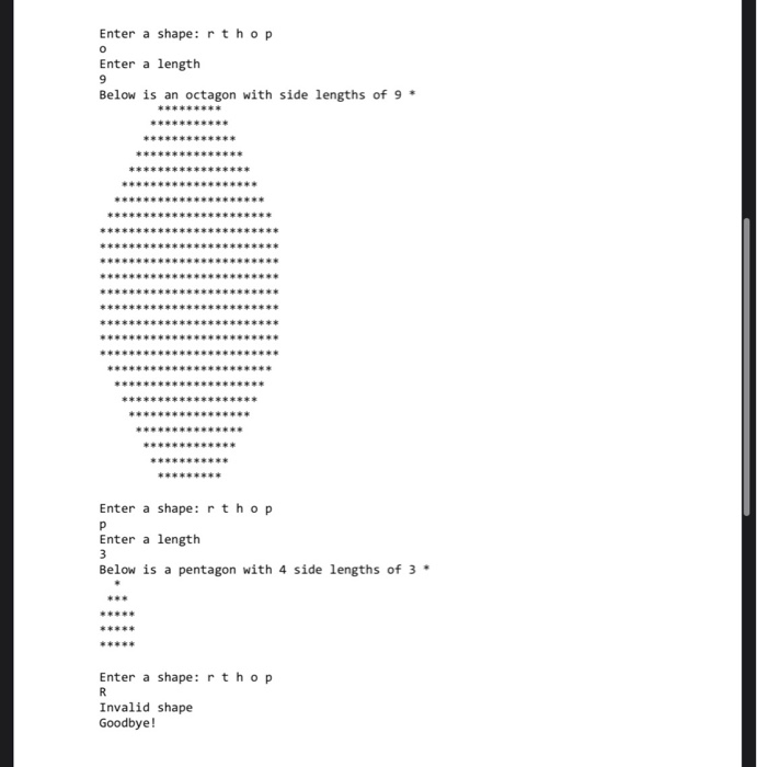 so forth for each shape required in this project. 2. All instructions