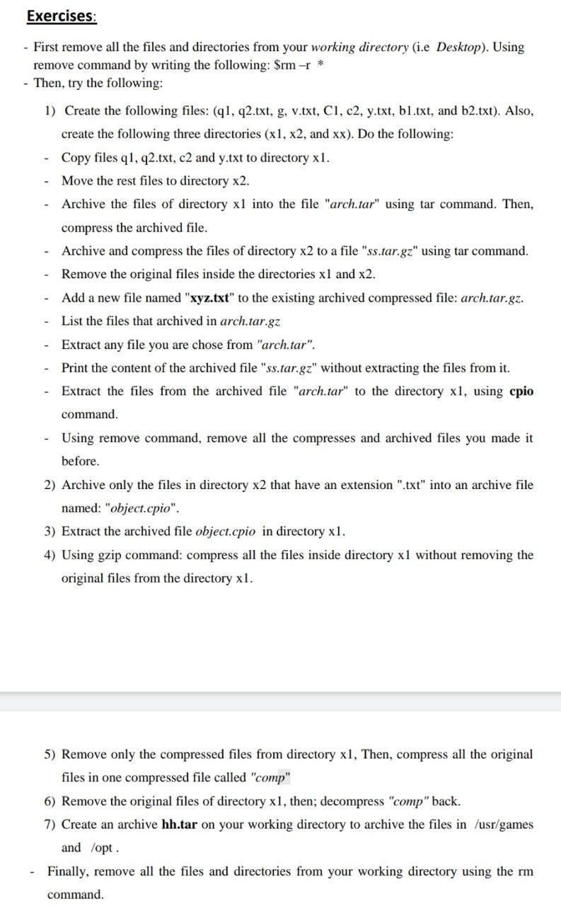 Please, solve it with Linux ubuntu , and show the output by
