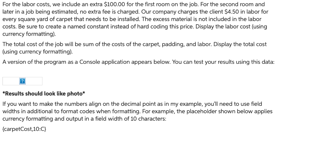 interactive Windows Console (Chapter 2) or Windows Forms (Chapter 3) application that