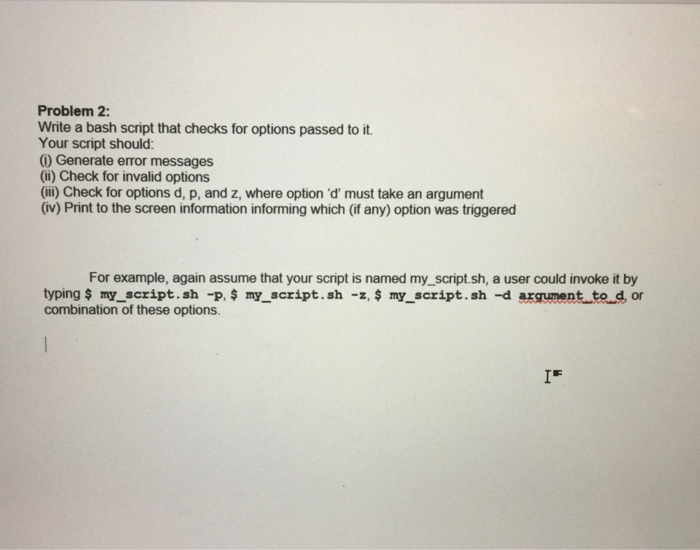 problem 2) Can you please provided the command you use to check
