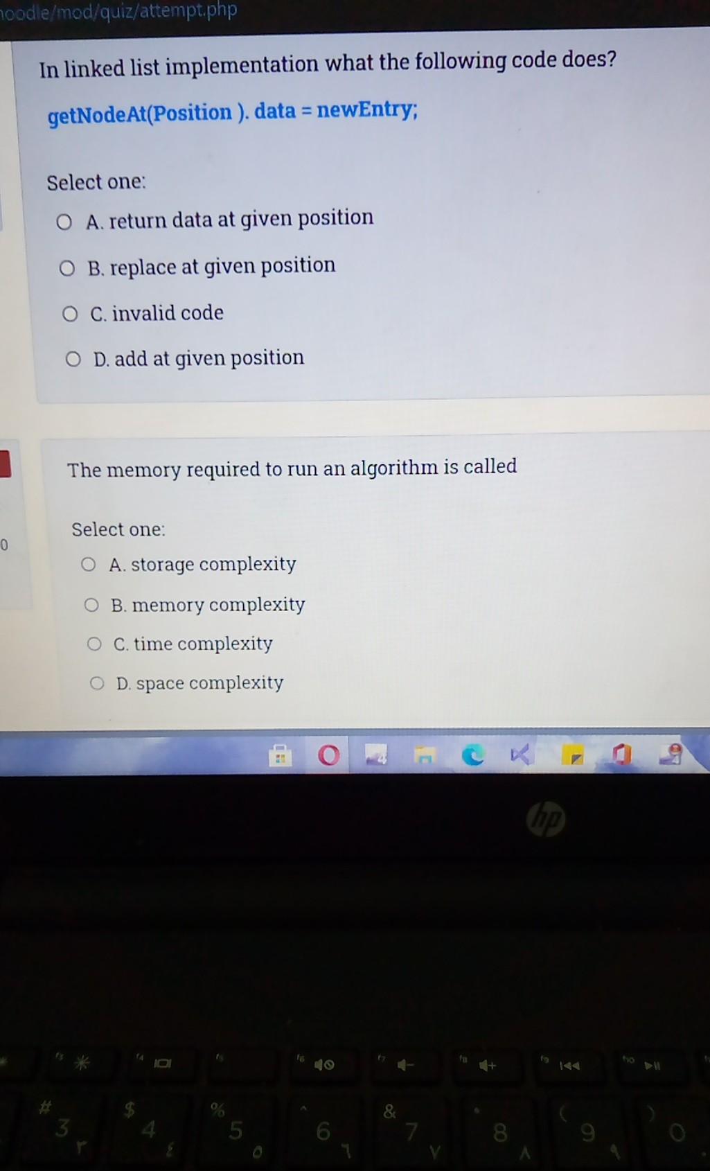  noodle/mod/quiz/attempt.php In linked list implementation what the following code does? getNodeAt(Position