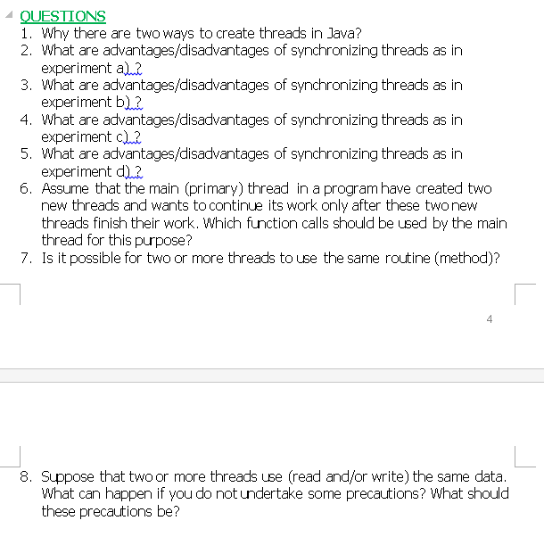 study its operation in the following modes: (a) a program, consisting of