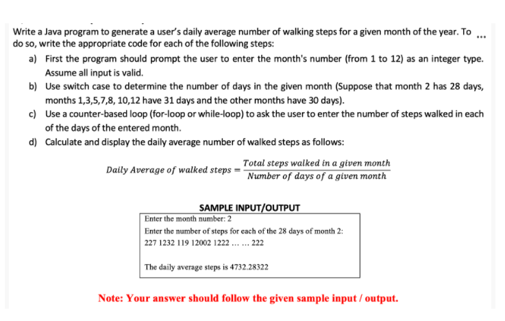 need help fast plz Write a Java program to generate a user's