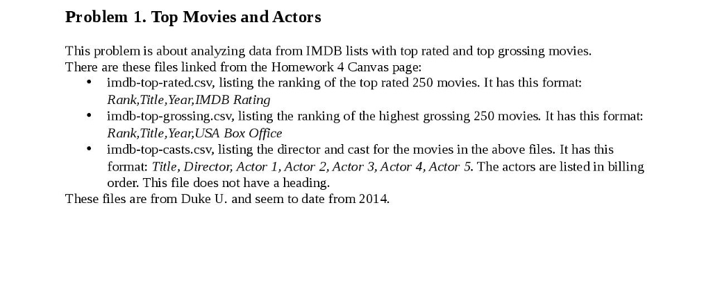 The following is the assignment to be coded by using Python 3: