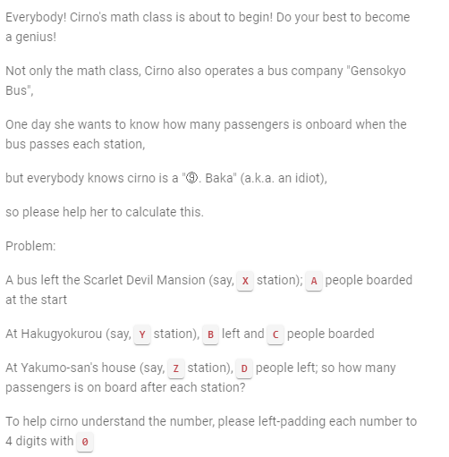  The same with the output. plz help me to write c