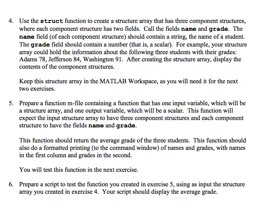 array having three cells. One cell should contain a string. Give that
