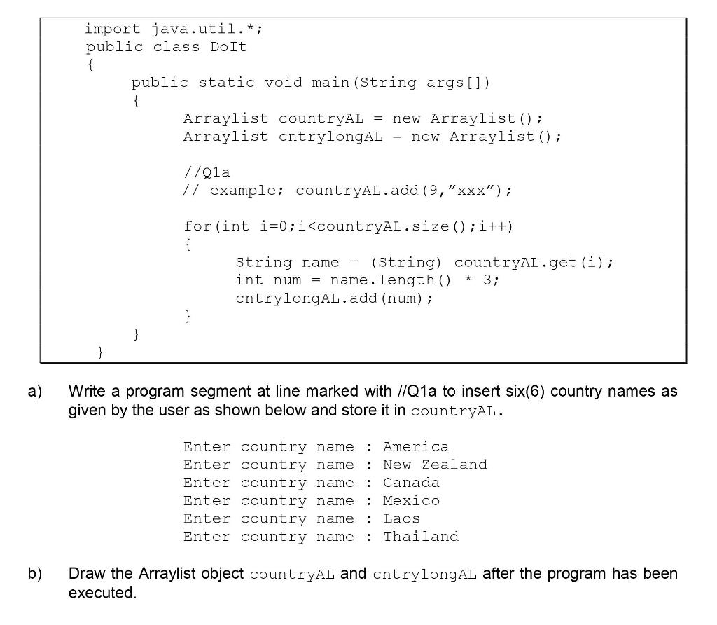 #JAVA import java.util.*; public class DoIt { public static void main(String