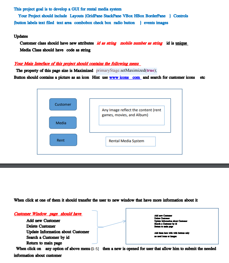 SOLVE FAST PLEASE FOR THUMBS UP JAVA This project goal is to
