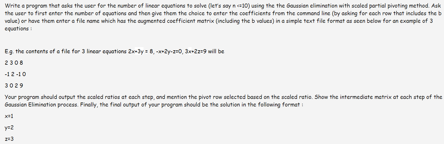 In C++ Write a program that asks the user for the number